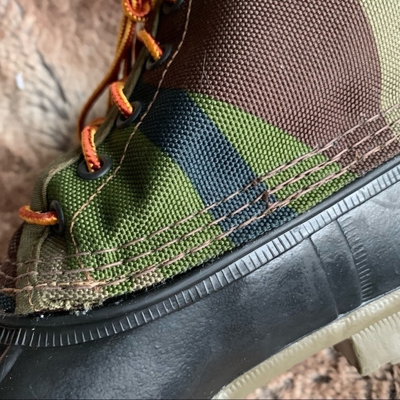 L.L. Bean Nylon Camo Bean Boots - Picture 8 of 14